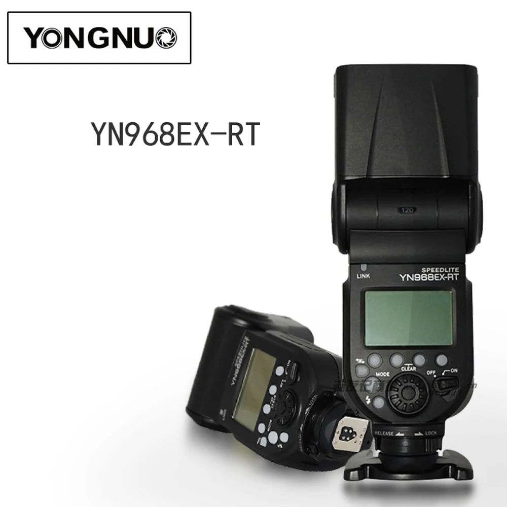 Светодиодная лампа для видеосъемки YONGNUO YN968EX-RT YN968 EX RT вспышка Скорость lite с высоким уровнем Скорость синхронизации ttl Беспроводной для Canon 5diii 6D 7DII 60D 1100D 1200D 1000D700D