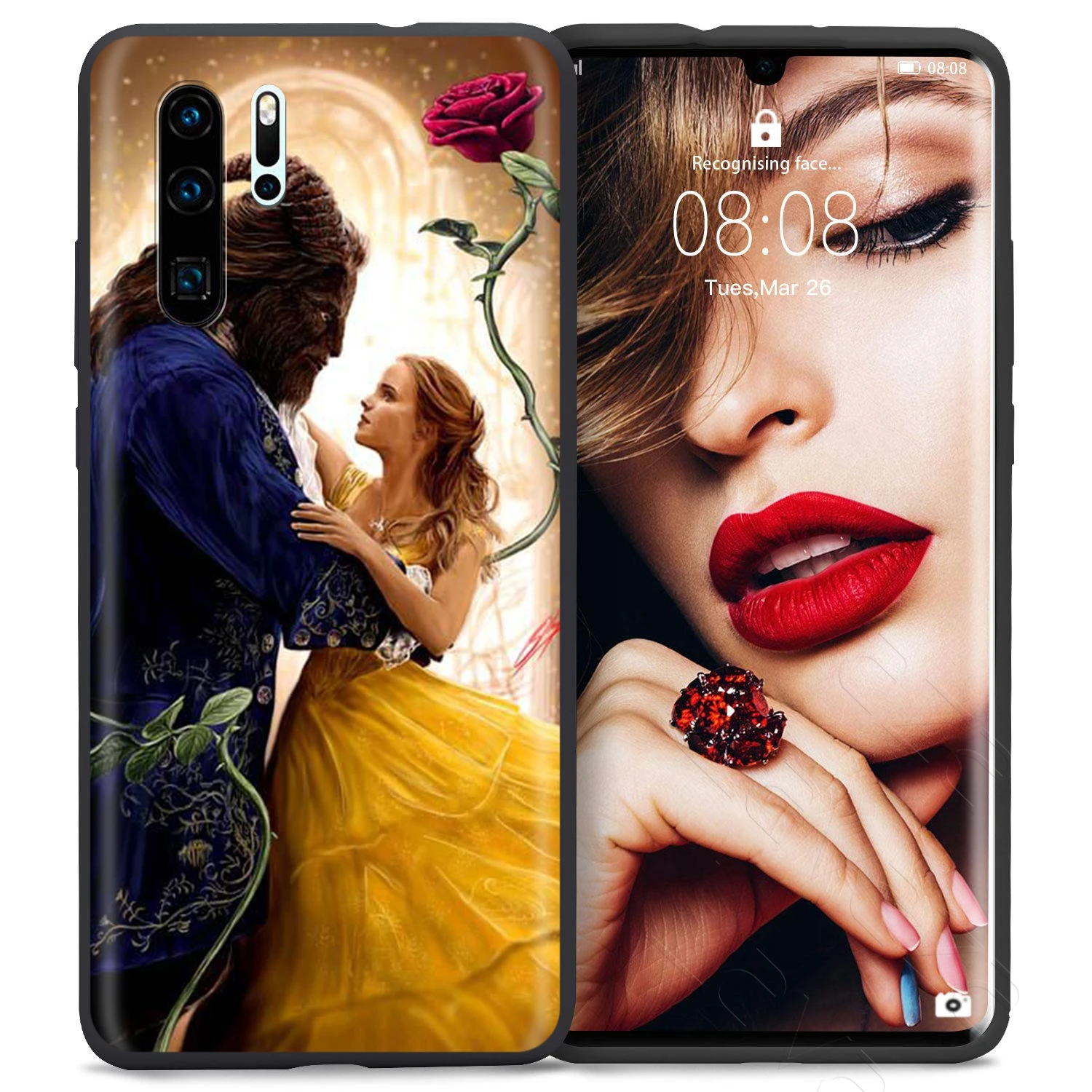 4 Чехол Lavaza beauty Beast Rose Princess для huawei mate Y7 Y9 P8 P9 P10 P20 P30 Lite Pro P Smart Mini - Цвет: 4