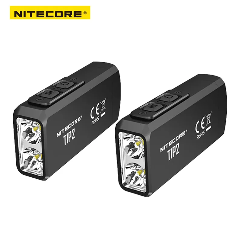 Новинка светодиодная лампа NITECORE TIP2 CREE XP-G3 S3 720 люмен USB-перезаряжаемый брелок