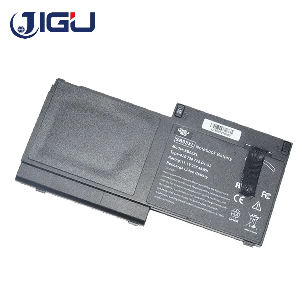 

JIGU Laptop Battery 716726-1C1 E7U25AA HSTNN-IB4T l13C SB03046XL SB03XL For HP For EliteBook 720 G1 G2 6CELLS