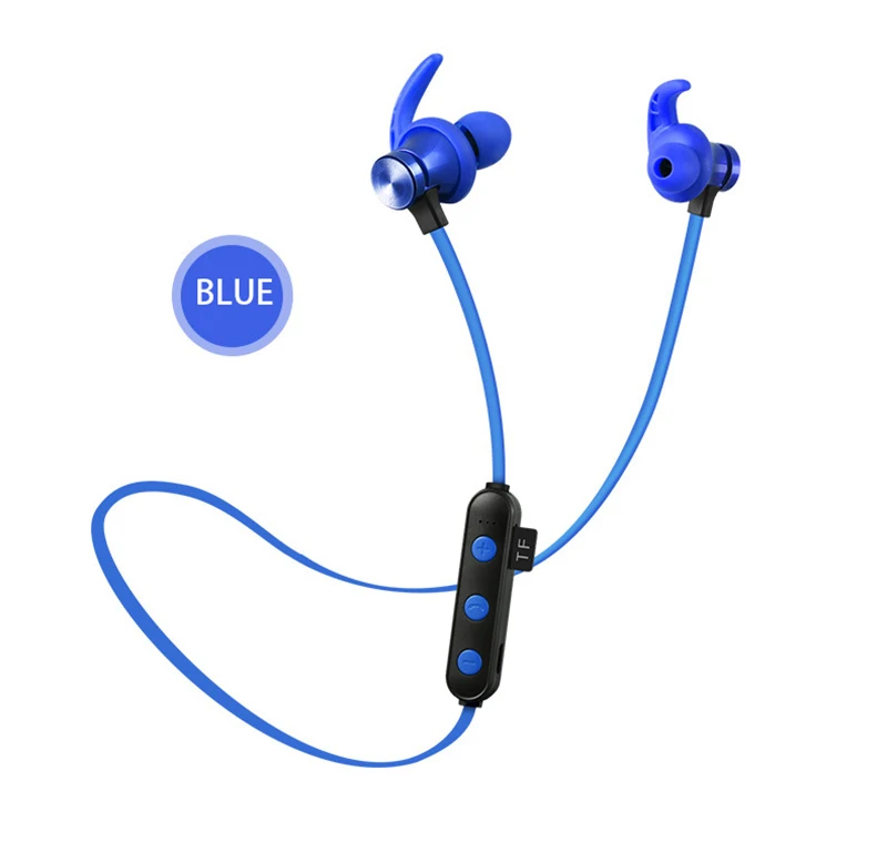 Heculas Bluetooth спортивные наушники Поддержка TF карты беспроводные стерео наушники магнитные наушники с микрофоном для телефона