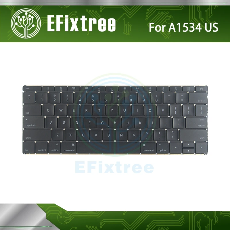 Высокое качество A1534 Клавиатура США Английский макет для Macbook 12 &quotA1534 MF855LL/A MF865LL/A