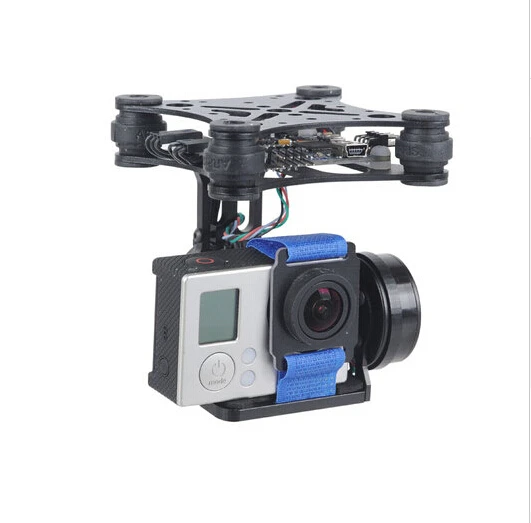 2 оси бесщеточный карданный каркас двигателя BGC2.0 контроллер для Gopro 3 4 Xiaomi Xiaoyi SJ4000