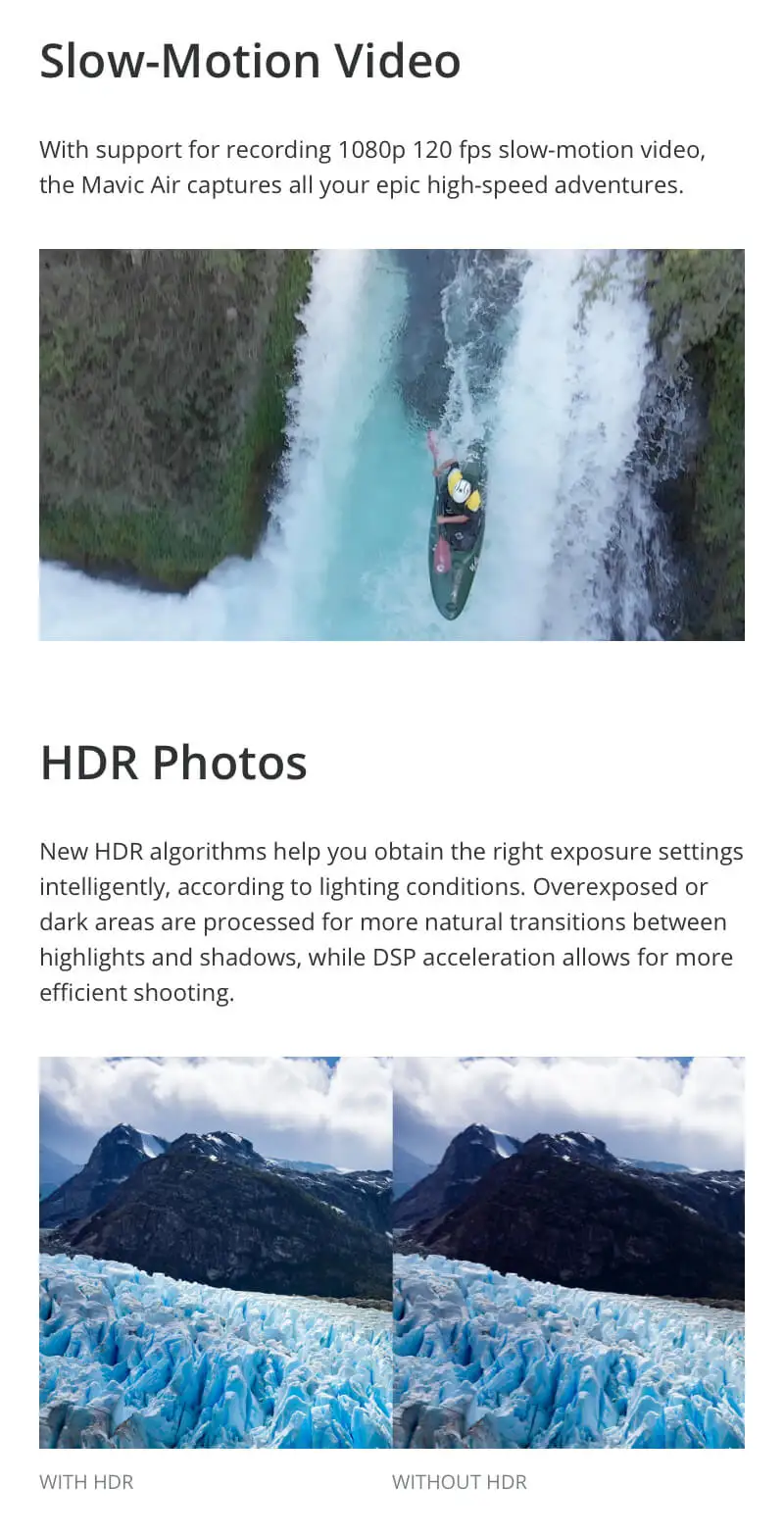 DJI Mavic Air/Mavic Air Fly More Combo 4K HD камера складной FPV мини-Дрон Профессиональный Квадрокоптер 21 мин Время полета 4 км пульт дистанционного управления