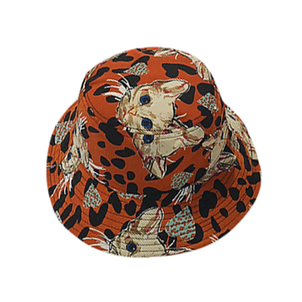 Sun Hats For Men Women Printing Double-sided Wearing Visor Travel Folding Basin fishing Hat Summer Chapeau Femme Gorra Hombre