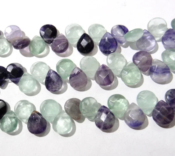natural tiger eye agates Opalite Quartz crystal stone faceted Water Drop shape beads 10*12mm for diy jewelry making 33pcs | Украшения и