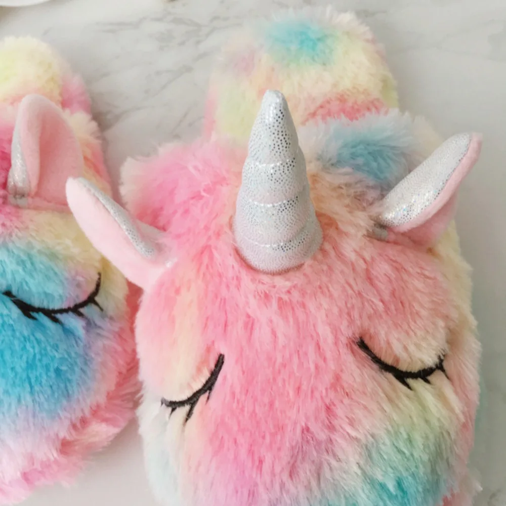 1 шт. Kawaii Lce крем Радуга Единорог карманный мешок для монет Красочные Плюшевые
