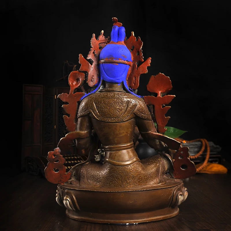 Талисман для домашнего офиса 32 см эффективная защита дома бронзовая позолота