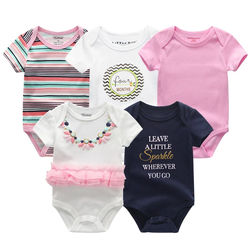 Baby Romper 5603 Детские комбинезоны для новорожденных; летняя одежда унисекс для младенцев; г.; мягкая хлопковая одежда для маленьких девочек; комбинезоны в полоску с героями мультфильмов для маленьких мальчиков - Цвет: Baby Romper 5603