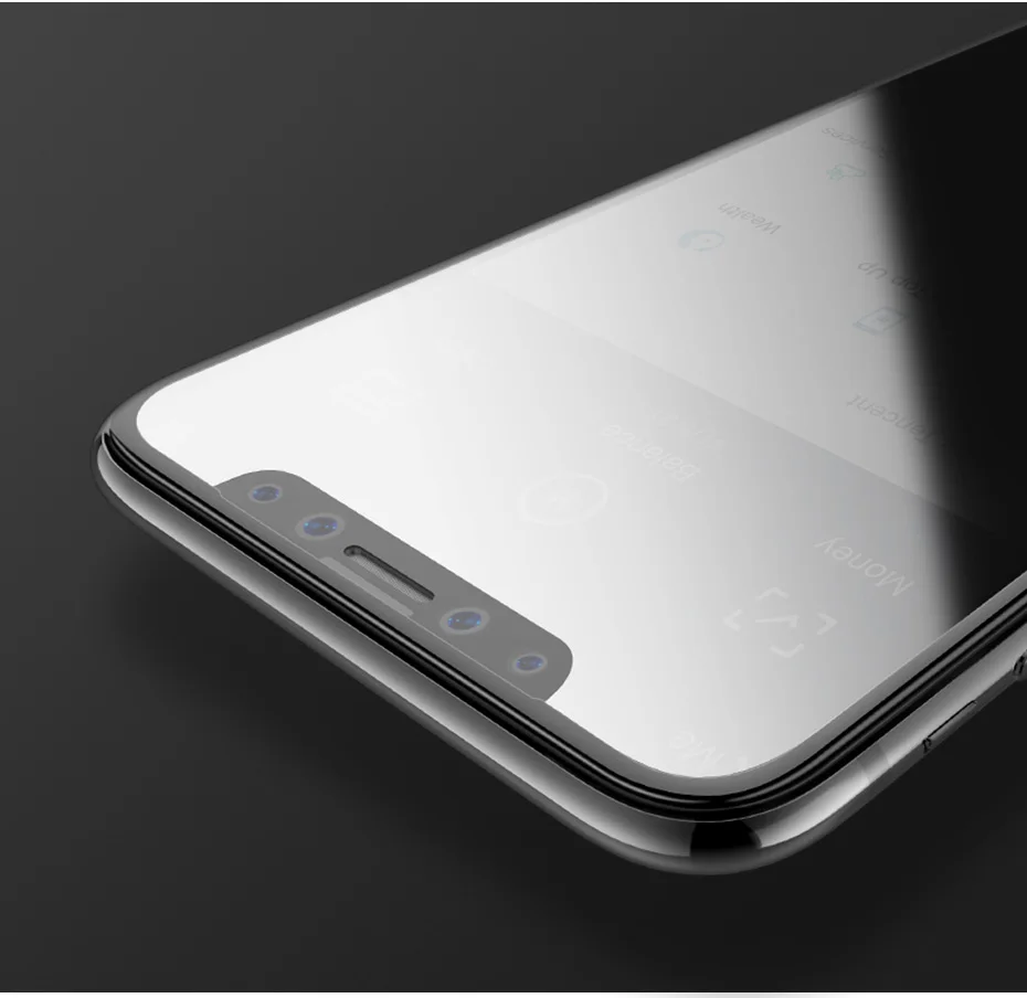 Анти шпион Peep 9H закаленное стекло для iPhone X XS MAX XR 11 Pro MAX 3D полное покрытие изогнутые края Антибликовая Защита экрана