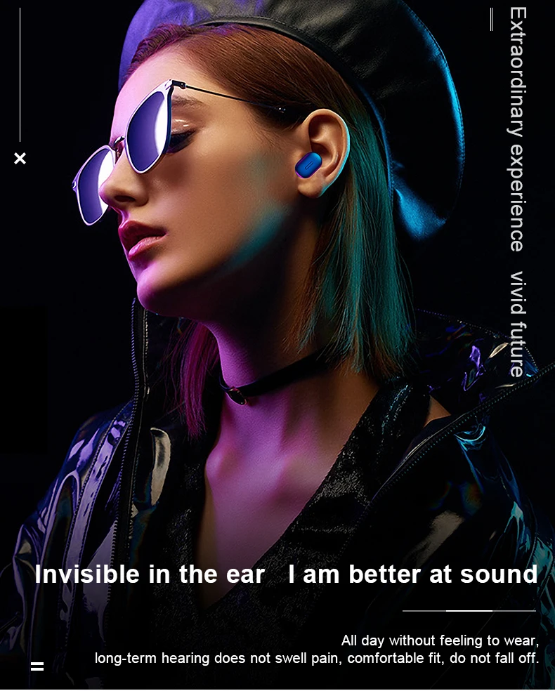 Doreal Mini T1 V5.0 Bluetooth наушники 3D True беспроводные стерео наушники микрофон Портативный hifi глубокий бас звук беспроводная двойная гарнитура