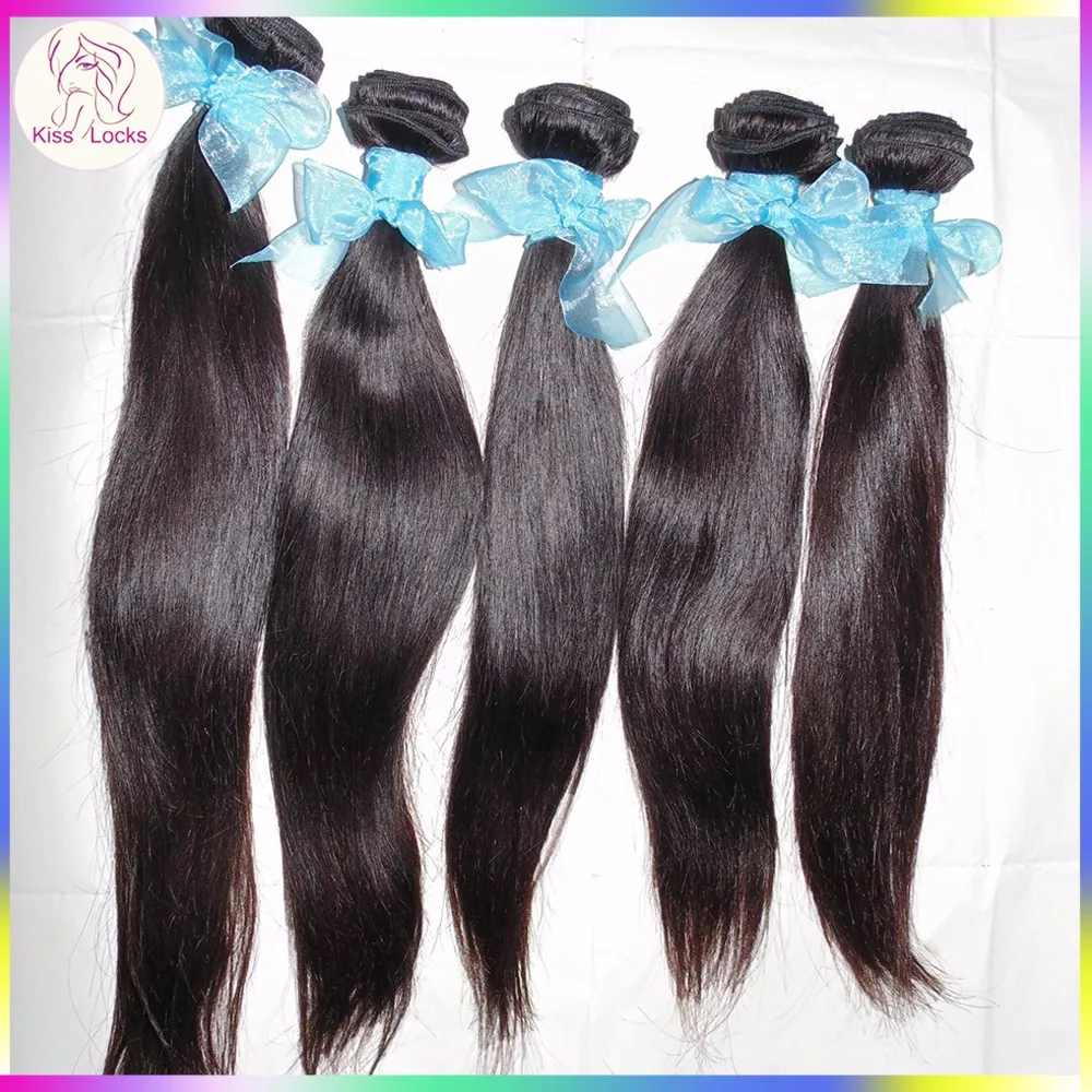 2017 Promotion 8A RAW Russian Straight Virgin Hair Weaves 100% Unprocessed Weft natural colors 3pcs/lot No Silicon Coating |
