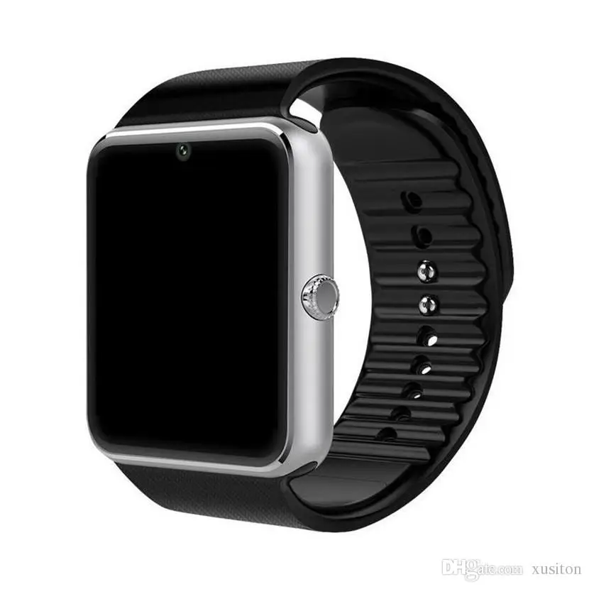 GT08 умные часы с поддержкой Bluetooth для смартфонов на Android слот NFC Health Watchs мужчин есть