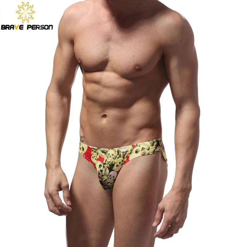 Мужские трусы Brave купальные костюмы человека сексуальный купальник с заниженной