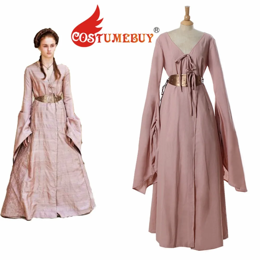 CostumeBuy Sansa Stark Косплей Костюм для взрослых женщин Хэллоуин средневековое
