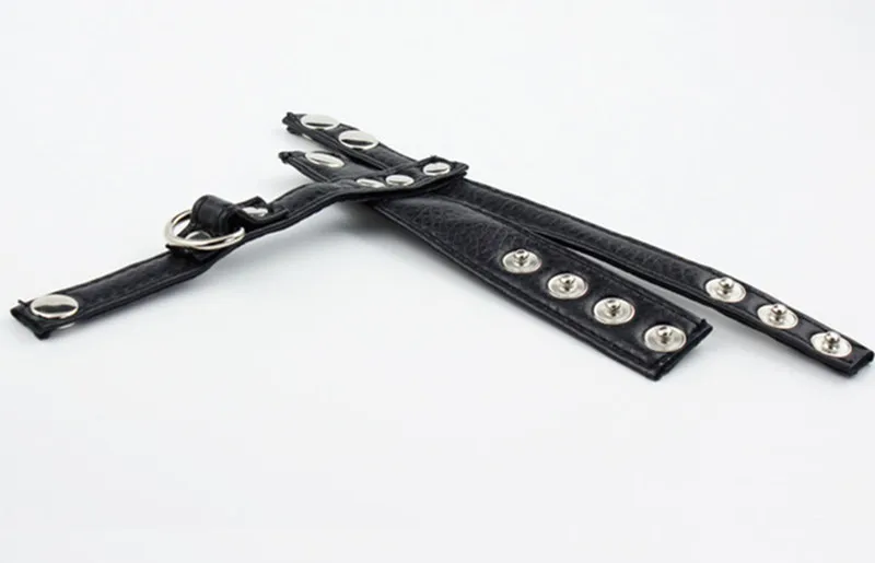 БДСМ мужской клетка для пениса из искусственной кожи Кольца связывание пояс раб