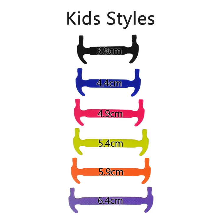 1 Набор/12 шт дети ребенок силиконовые эластичная обувь шнуровка