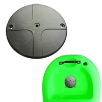 6 inch kayak canoe rudder round base plate for plastic rudder control systems fishing boat accessory