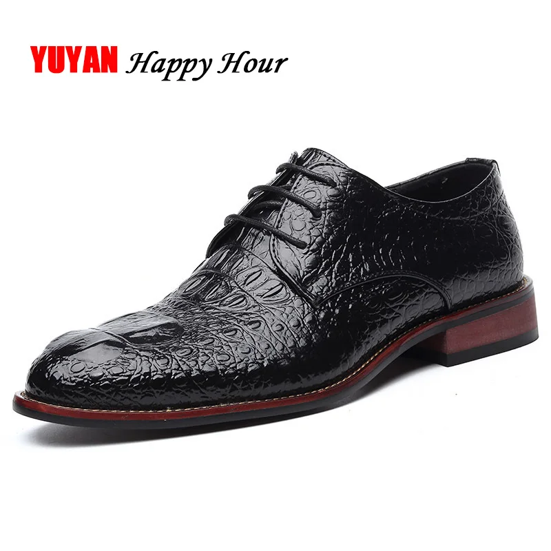 

Мужские деловые туфли; Повседневная обувь; Модные Туфли-оксфорды высокого качества; Брендовая мужская кожаная обувь черного цвета; KA424