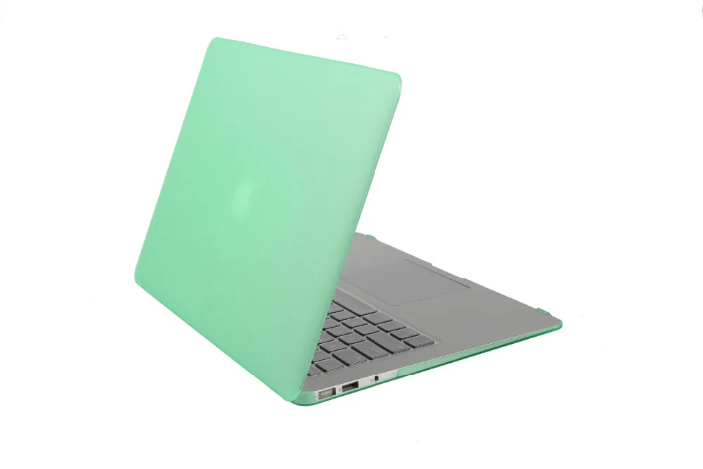 Матовый прорезиненный Жесткий Чехол для ноутбука + клавиатура пленка Macbook Pro 13 3 15 4