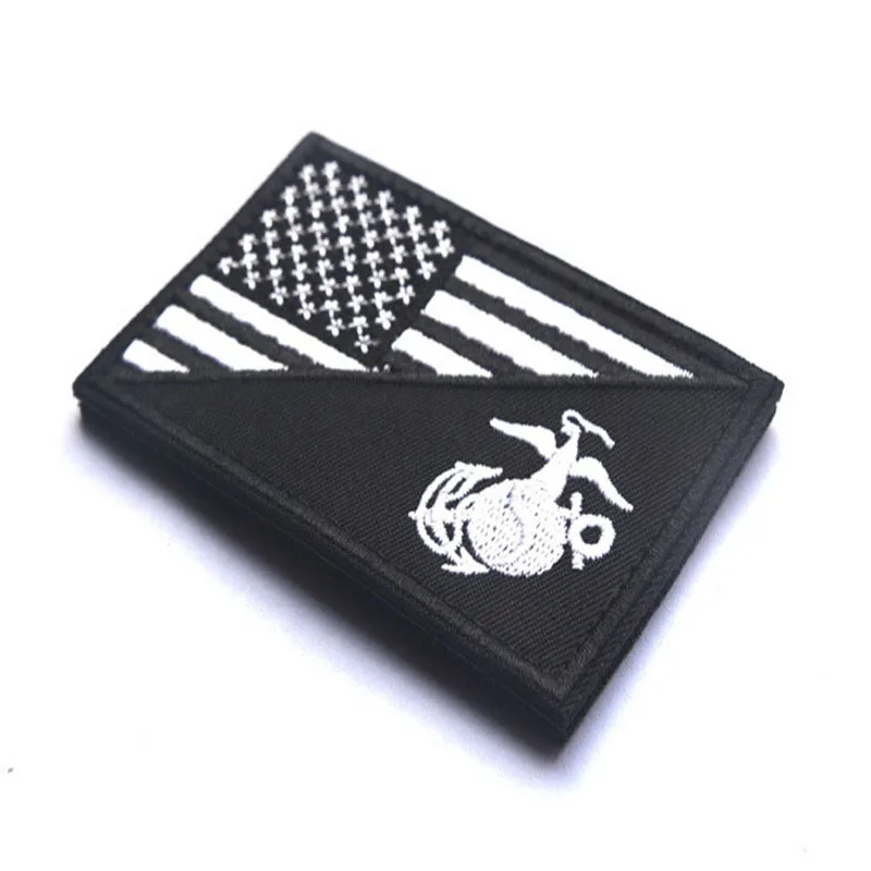 3D ткани американского флага печать Commando значок с вышивкой нашивка Военная