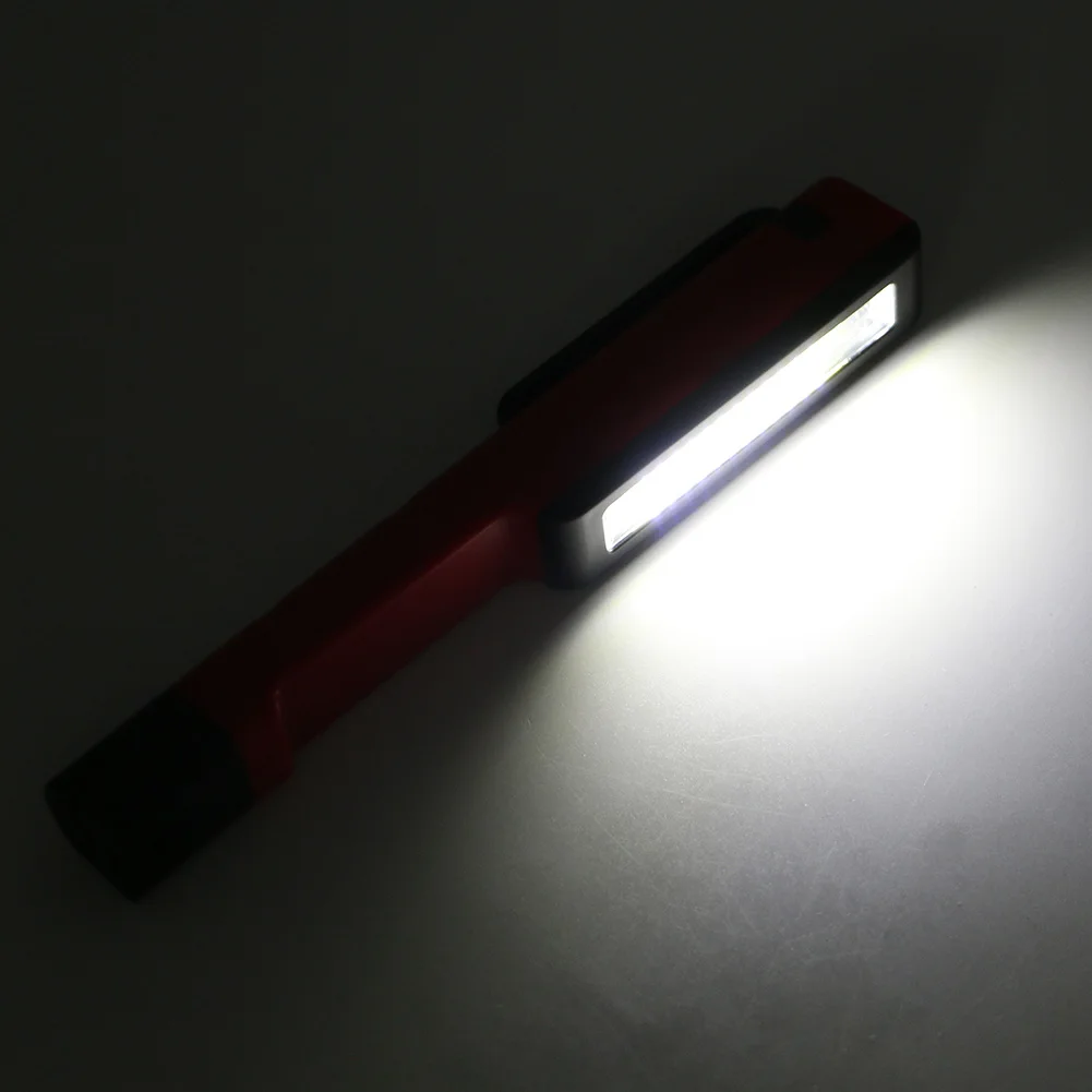 Многоцелевой мини-cob led аварийный фонарик работает легкий магнит карманный зажим супер-яркий Кемпинг Ручка-Фонарик лампы