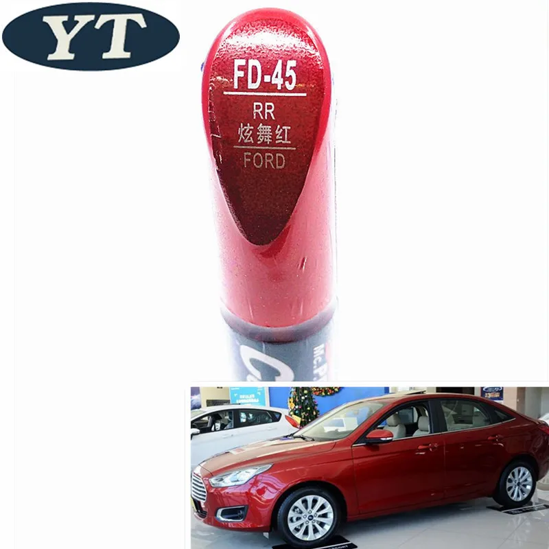 Авторучка для ремонта автомобиля авторучка красного цвета Ford ecosport kuga focus s max fiesta