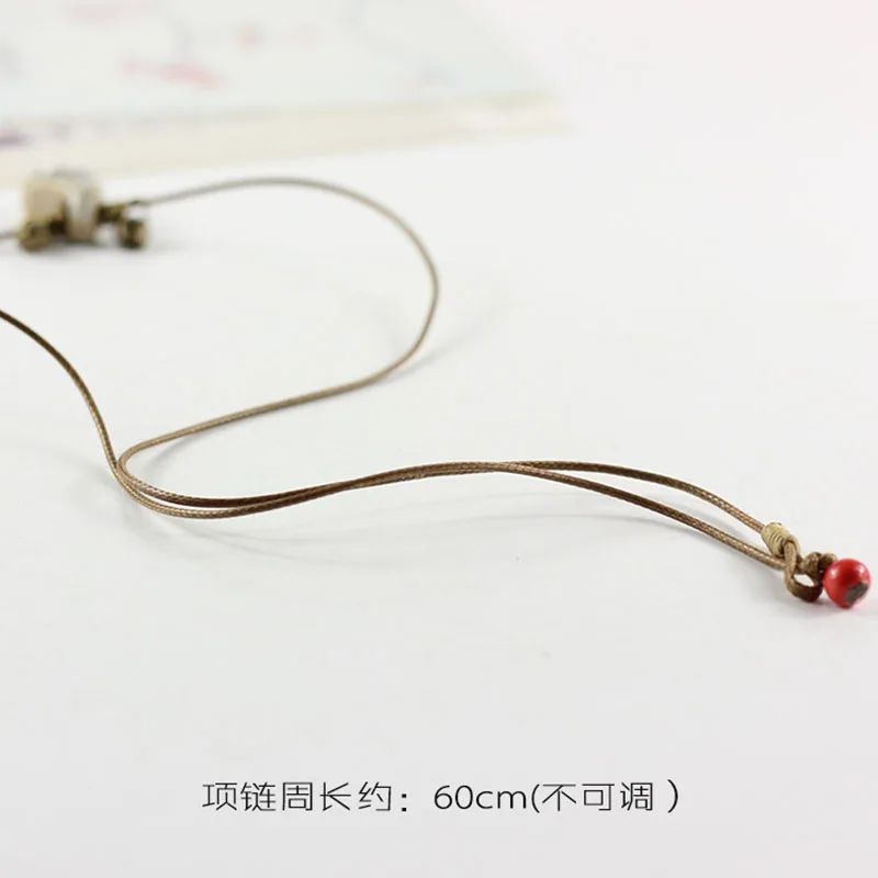 2018 fashion long chain necklace Clavicular colored stone flower Summer Bohemia Handmade ceramic choker women's sale jewel | Украшения