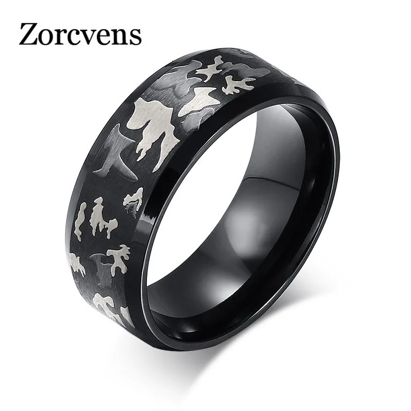 ZORCVENS 2020 новое классическое кольцо с высоким качеством черный Мужской Перстень