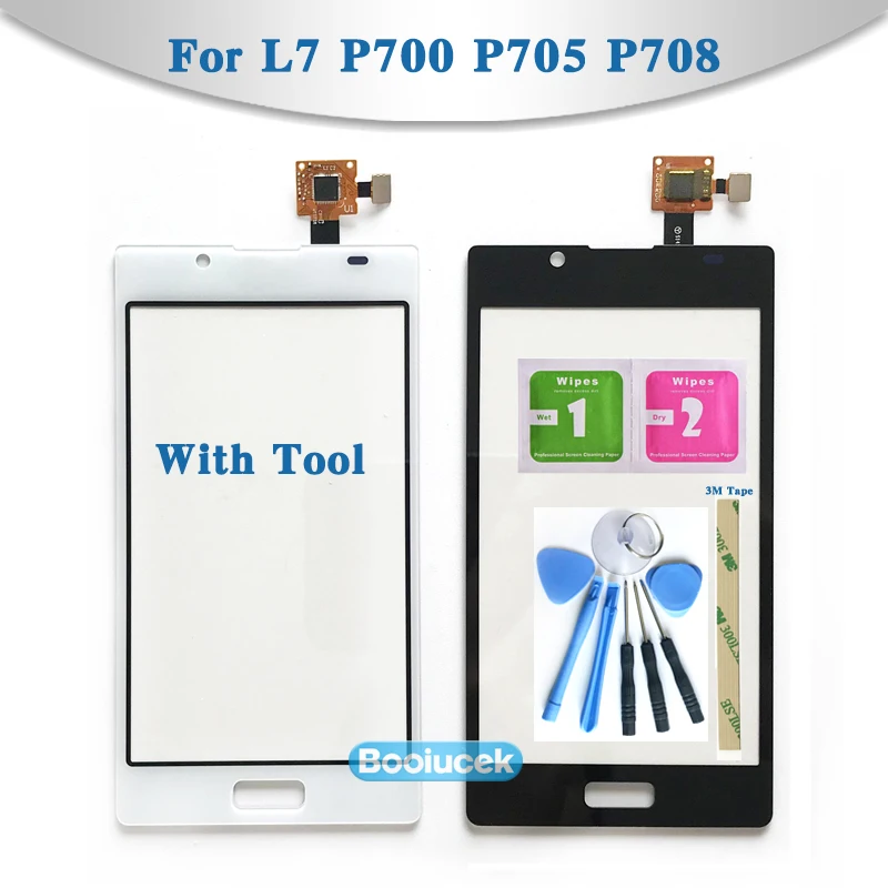 Сменный сенсорный экран для LG Optimus L7 P700 P705 P708 4 3 дюйма|Сенсорные панели (тачскрин)| |