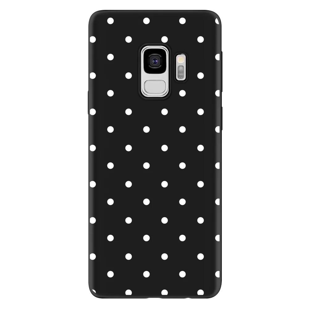 Polka Dot силиконовый чехол для samsung Galaxy A70 A50 A40 A30 A7 A9 A6 A8 плюс Примечание 10 Pro 9 8 S10 S9 плюс S10e ТПУ чехол - Цвет: baidd