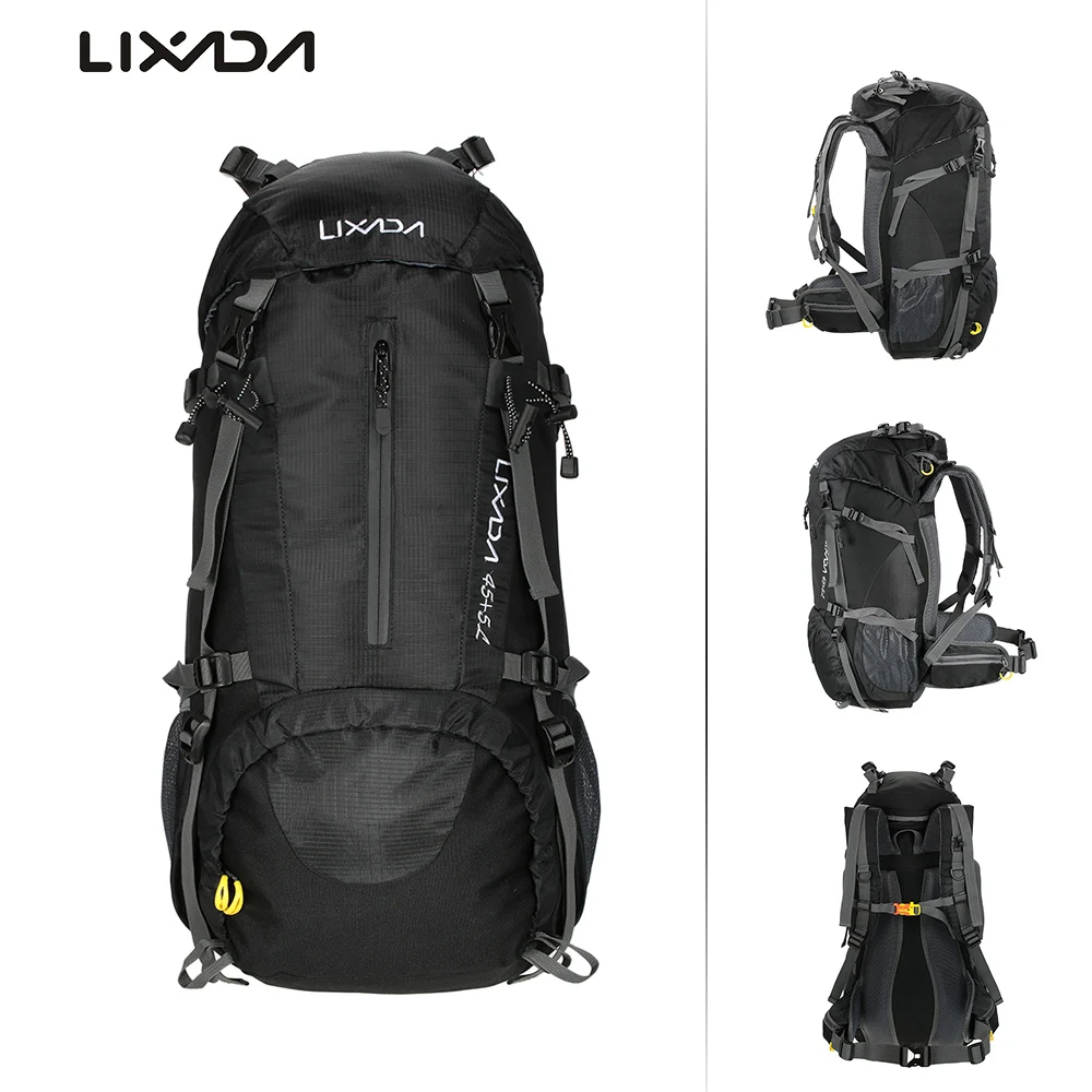 Lixada 50L открытый спортивный рюкзак Водонепроницаемый походный дорожный рюкзак для альпинизма походный рюкзак с дождевиком
