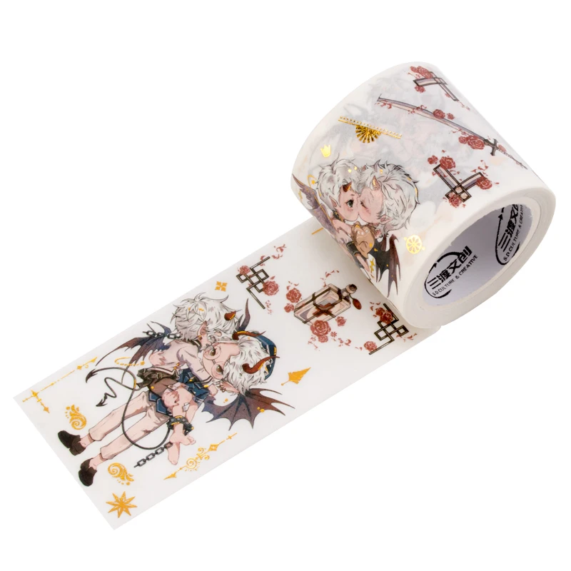 Специальные чернила tanbi мальчик бронзового цвета лента для декорации Washi DIY планировщик для скрапбукинга изоляционная лента с выпуском бумаги - Цвет: see chart