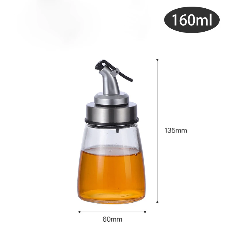 style3 160ml Бутылка для оливкового масла без капельного стекла Распылитель для масла оливковое масло уксус Диспенсер для соусов бутылка для приготовления приправ кухонный гаджет - Цвет: style3 160ml