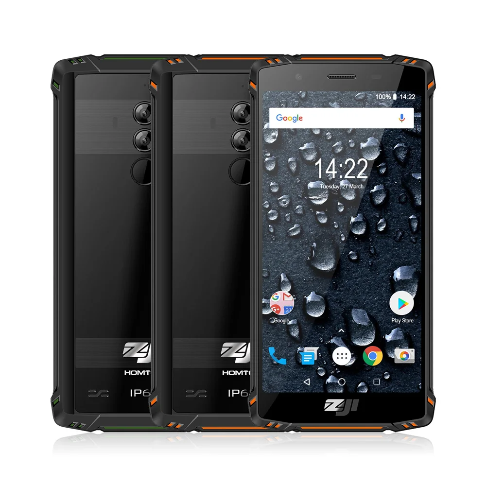 HOMTOM зоджи Z9 6 GB 64 IP68 5500 mAh Водонепроницаемый сердечного ритма мобильный телефон