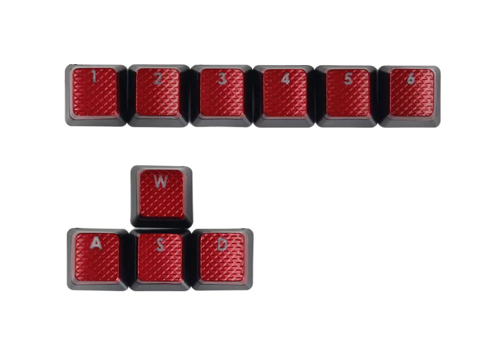 10 шт./упак. колпачки для Corsair K70 K65 K95 RGB STRAFE клавиши механическая клавиатура corsair пробел с подсветкой - Цвет: Красный