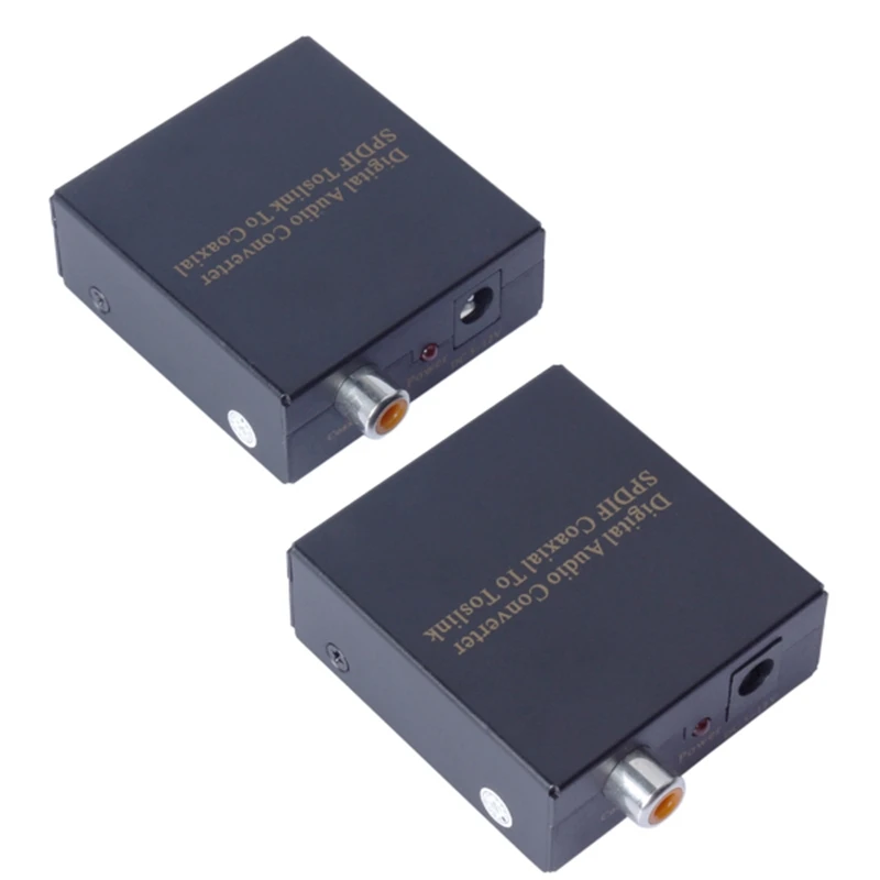 Новый цифровой аудио коаксиальный SPDIF Оптический преобразователь Toslink с