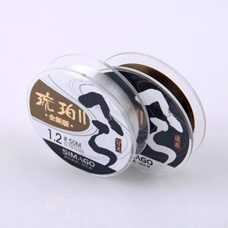 рыбалка аксесуары braided fishing line 100% лидер Фтороуглерод Рыбалка линии Палантин 50