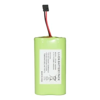 3 7v 4400mah for head lamp bike bicycle light rechargeable battery pack with 2pc 18650 cells inside made by hixon