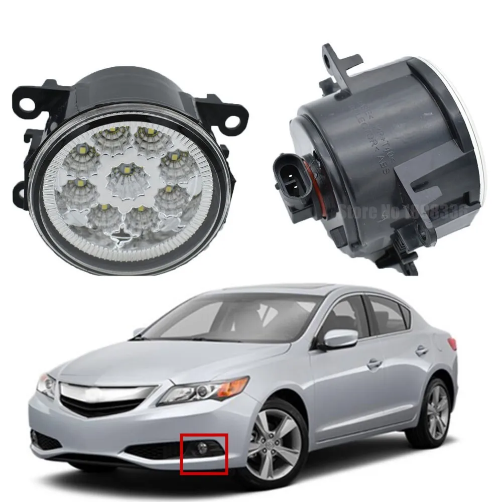 2 шт. автомобильные аксессуары светодиодный противотуманный светильник дневной