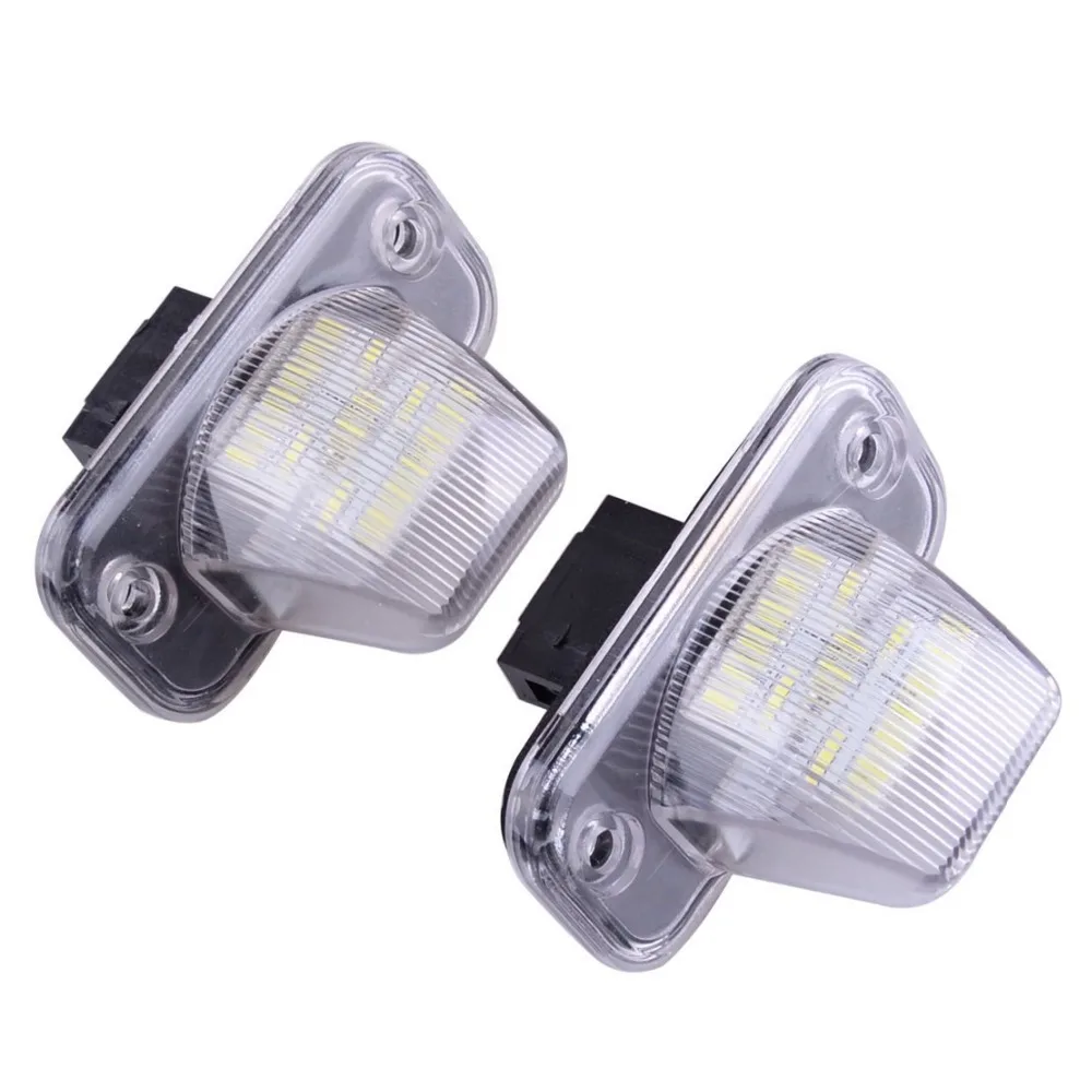 2 шт. 18SMD светильник ний светодиодный номерной знак освещение лампа для VW