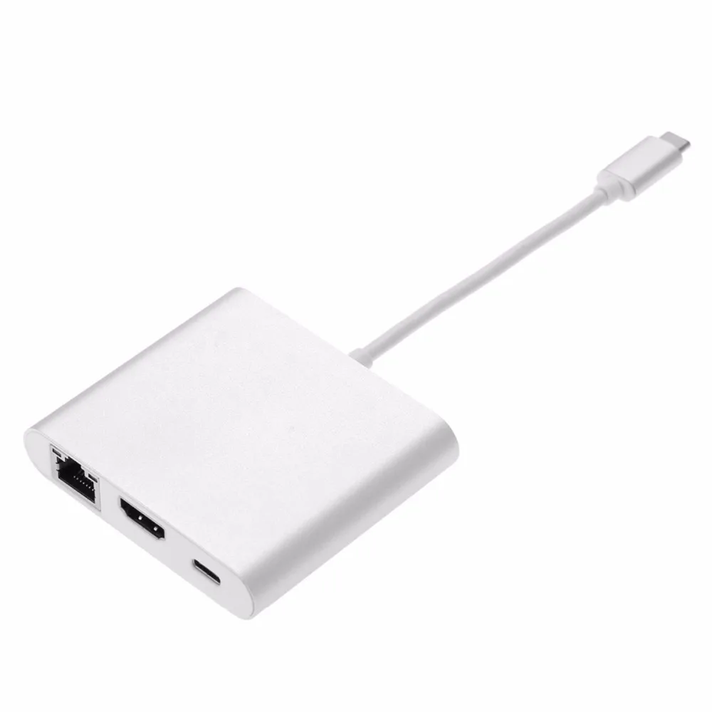 Кабель USB C Type c Thunderbolt3 к Gigabit Ethnernet RJ45 USB3.0 концентратор HDMI 4K 1080P VGA DisplayPort DP DVI адаптер