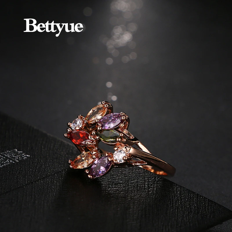 Bettyue фирменные модные блестящие очаровательные цвета розового золота