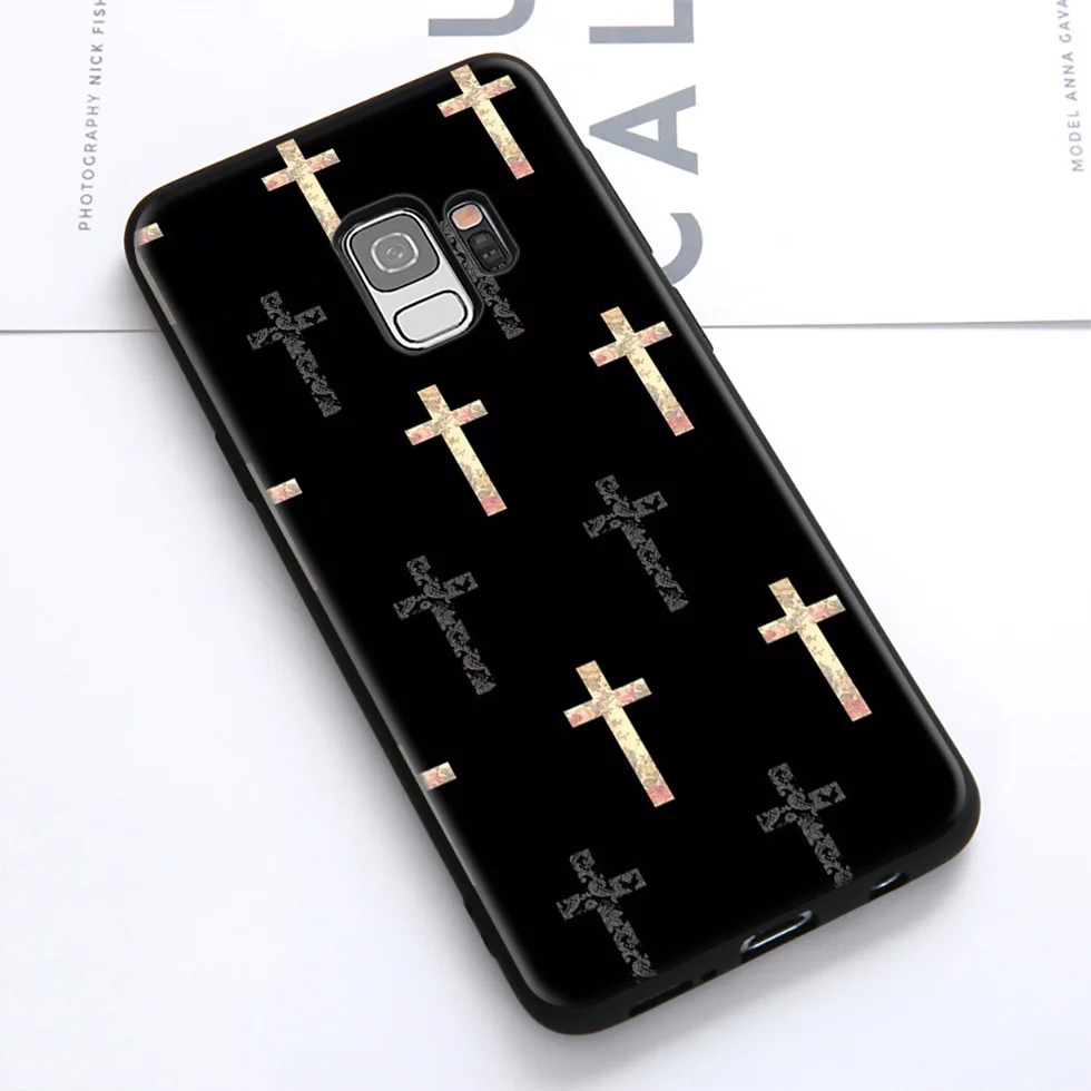 Christian Jesus The Cross Soft Case for Samsung Galaxy S10 S10e S9 S8 Plus S7 S6 Edge &amp J6 2018 Note 10 9 8 |