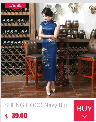 Китайское бархатное платье Чонсам Qipao эластичное длинное Восточное винтажное темно-синее велюровое платье с цветочной вышивкой стрейч на заказ XXXL