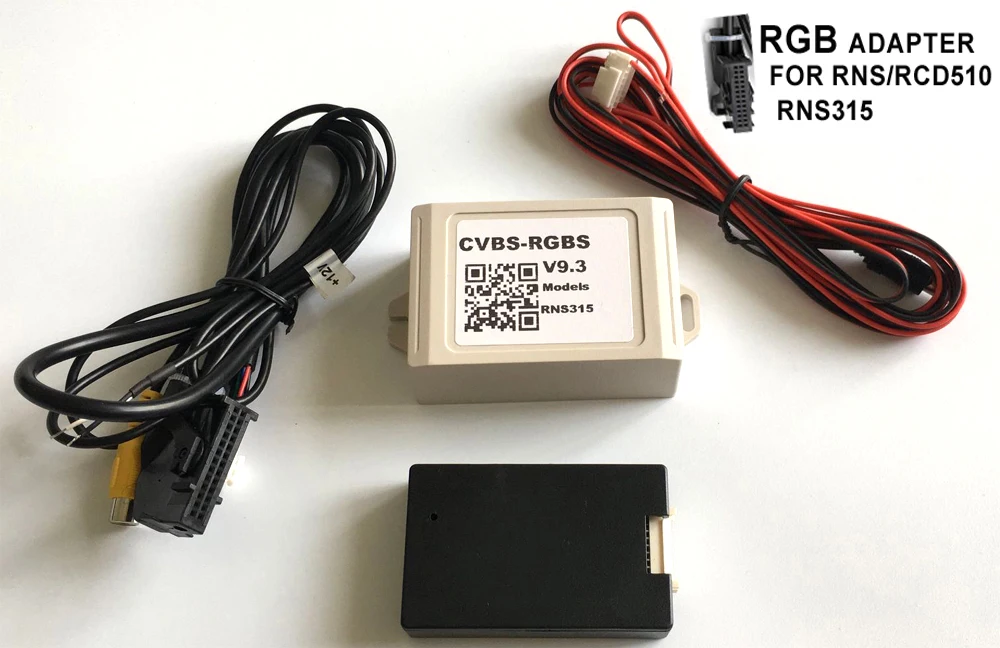 V9.3 подходит для автомобильной камеры RGB адаптер к CVBS преобразователь сигнала для VW Passat CC Golf MK6 флип заднего вида Логотип камеры RCD510 RNS 510 315