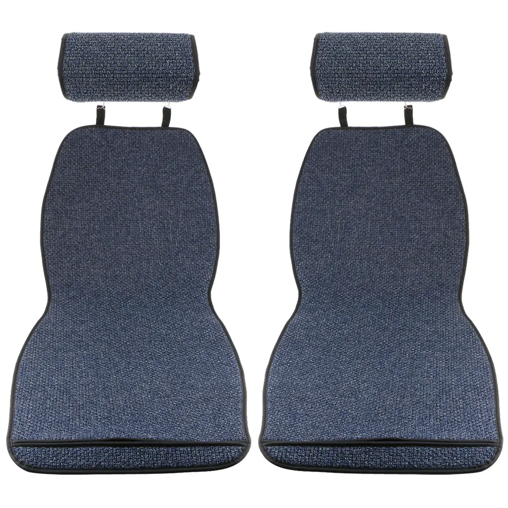 Offerte Colaxi 1 Paio Di Coprisedili Anteriori Per Auto Cuscino In Lino Traspirante Tappetino Protettivo