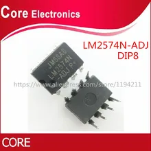 100 шт. LM2574N ADJ LM2574 IC REG BUCK 0.5A 8 DIP новый|Интегральные схемы|