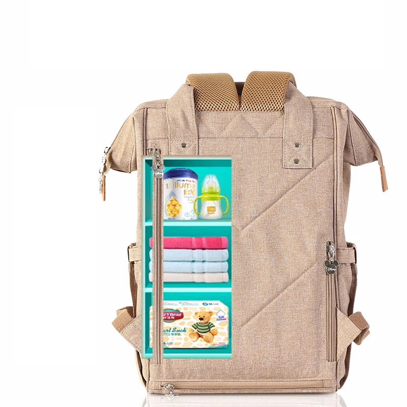 Дисней детская мультяшная Сумка Микки мама коляска colorland Пеленки backbag уход biberon изоляция дорожные сумки 20-35L влажная сумка для подгузников