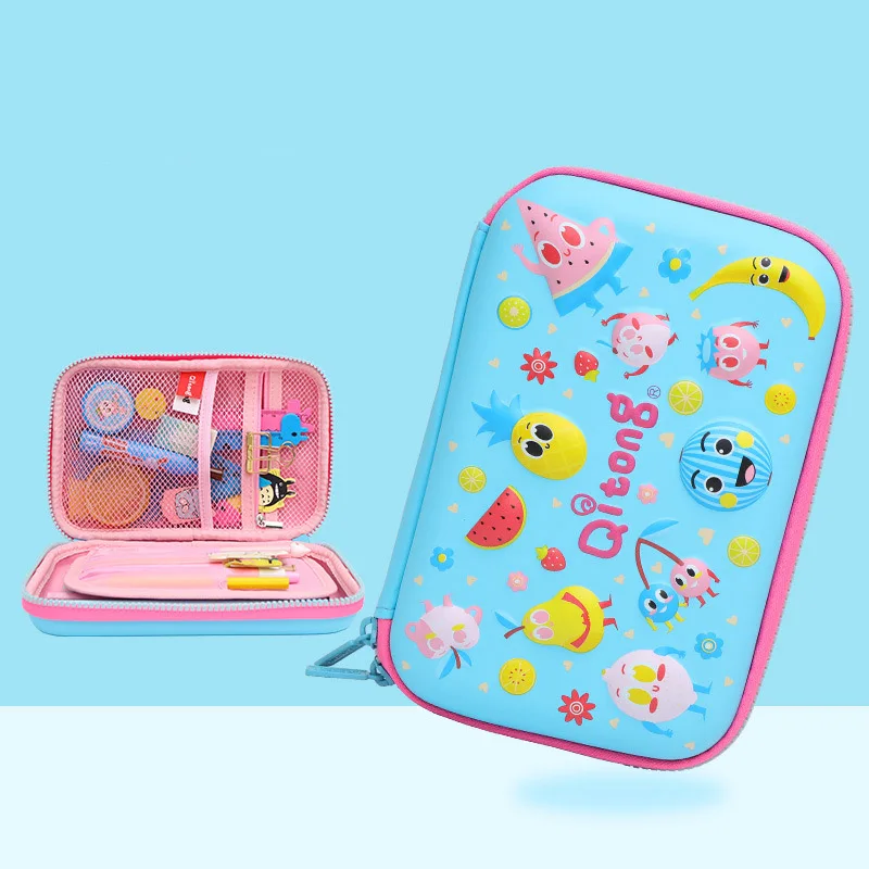 Style 16 Kawaii 3D School Pencil Case for Girls Boys Penal Korean Pen Bag Cute EVA Large Makeup Pencilcase Pouch Stationery Box Penalties - Цвет: Style 16